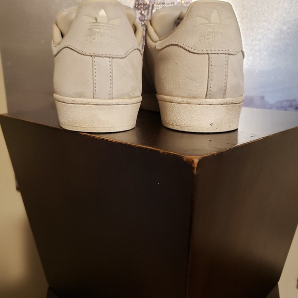 ADDIDAS SUPERSTAR TONAL GREY SUEDE - Picture 3 of 9